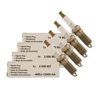 4 Candele Accensione Originali Motorcraft Ford C-Max Fiesta 5 Focus 1.25 1.3 1.4