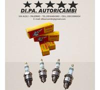 4 CANDELE ACCENSIONE PASSO CORTO ORIGINALI BOSCH W7B