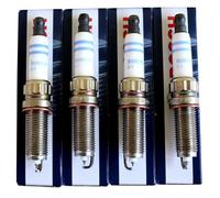 4 candele Bosch FQ 5 NPP 332 S per Audi A3-A5 Seat Leon Skoda Octavi III VW
