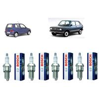 4 CANDELE BOSCH WR7DC FIAT 127 128 PANDA UNO CINQUECENTO 900