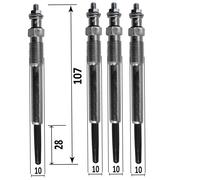 4 Candele Candeletta Pinze per Expert Partner 2.0L 2.2L HDI Hds367 0250202032