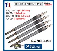 4 Candele Di Pre Riscaldamento = A0011593801 A0011594201 A0011594801 A0011594901