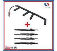 4 Candele Di Spine Con Cavo 2 Fili Pinze VW Bora Golf III IV Polo III