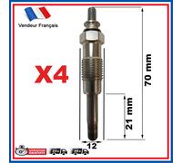 4 Candele Di Spine per Ax 106 1.4d Escort Fiesta Mondeo 1.8 D Td Transit