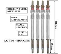 4 Candele Di Spine per C3 C4 208 308 508 DS3 DS4 DS5 1.6 2.0 HDI Bluehdi