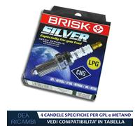 4 Candele Gpl Metano per VW CORRADO, PASSAT B3/B4 2.0 i 16V 1988-1995 DR14YS-9