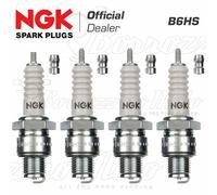 4 CANDELE NGK B6HS ARIEL SQUARE FOUR MK I ALLOY 1000 1937 - 1951