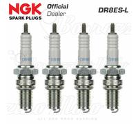 4 CANDELE NGK DR8ES-L YAMAHA FZR 1000 2LA 1000 1990