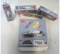4 Candele NGK LASER IRIDIUM IKR9J8 93311 per FIAT 500X 1.4