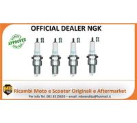 4 CANDELE NGK ORIGINALE BPR7ES YAMAHA BT BULLDOG 1100 cc 2002 2003 2004 2005 06