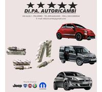4 CANDELE ORIGINALI MOPAR 46344792 FIAT BRAVO DOBLO' ABARTH 500 MOTORI 1.4