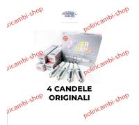 4 CANDELE ORIGINALI NGK LASER IRIDIUM FIAT GRANDE PUNTO 500 PUNTO 1.4 ABARTH