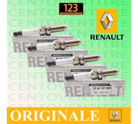 4 CANDELE ORIGINALI RENAULT CLIO KANGOO TWINGO DACIA SANDERO LOGAN 1.2 16V