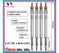 4 Candelette Di Preriscaldamento PARTSLINE Per VOLVO C30/C30 S40/S60