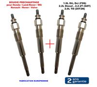 4 Candelette di preriscaldamento per Espace 3 Laguna 2.2 Dti 0250202025