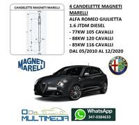 CANDELETTA MOTORI 1.6 2.0 MULTIJET FIAT DOBL TIPO ALFA 159 LANCIA 062900070304