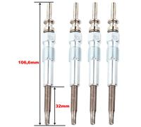 4 Candelette Preriscaldo NEWPARTS per BMW Serie 1 3 5 E87 E90 E60 E61 2.0D 3.0D