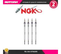 4 Candelette Y8002AS (MARCA NGK)..