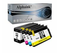 4 CARTUCCE 950XL 951XL PER HP OFFICEJET PRO 8100, 8625, 8600, 8610, 8615, 8620