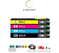 4 Cartucce compaibili per HP Officejet Enterprise Color X555dn X555xh X585dn f z
