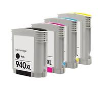 4 Cartucce compatibile PER HP 940XL(1 x NERO 940XL + 1 x CIANO 940XL + 1 x MAGENTA 940XL + 1 x GIALLO 940XL) HP OfficeJet Pro 8000 / OfficeJet Pro 8500 / OfficeJet Pro 8500a A910a / OfficeJet Pro 8500a Plus A910g