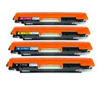 4 Cartucce di toner rimpiazzare HP CF350A, CF351A, CF352A, CF353A (130A)