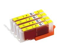 4 Cartucce d'inchiostro Giallo per sostituire Canon CLI-571Y (571XLY) non-OEM