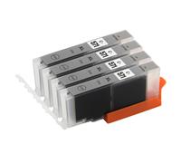 Go Inks 4 cartucce di inchiostro grigio compatibili per sostituire CLI-571GY - XL per stampanti Canon PIXMA