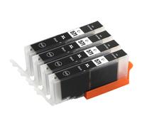 4 Cartucce d'inchiostro Nero (CLI) per Canon PIXMA MG6850 MG7753 TS6051 TS9055