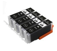 4 Cartucce d'inchiostro Nero (PGI) per Canon PIXMA MG6850 MG7753 TS6051 TS9055