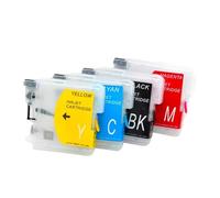 4 Cartucce LC38 LC39 Ricaricabili Compatibili con Brother DCP-145C