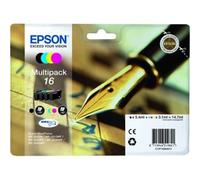 4 Cartucce originali Epson serie T16