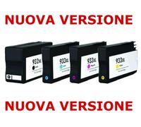 4 CARTUCCE PER HP 932XL 933XL Officejet 6700 Premium / 6100 ePrinter H611a