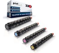 4 cartucce Print-Klex compatibili con Canon imageRUNNER C2020 L C2020 Series C2025 i C2030 i C2030 L C2225 C2230 C-EXV 34 CEXV34 Black Cyan Magenta Yellow - Office Line