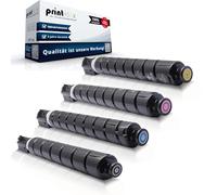 4 cartucce Print-Klex compatibili con Canon IR-ADV DX C 3725 i DX C 3800 Series DX C 3822 i DX C 3826 i DX C 3830 i DX C 3835 i CEXV49 C-EXV49 BK C M Y Nero Blu Rosso Giallo - Office Serie