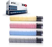 4 cartucce Print-Klex compatibili con Konica Minolta C 258 Bizhub C 308 Bizhub C 368 C258 C308 C368 A8DA150 A8DA450 A8DA350 A8DA250 TN319 TN-319 Black Cyan Magenta Yellow - Office Serie Plus