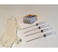 4 CARTUCCE RICARICABILI ORIGINALI INKJET COMPATIBILI PER EPSON STAMPANTE XP-412