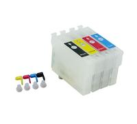 4 Cartucce vuote (1 Nera + 1 per colore) autoresettanti EPSON serie 502 XL