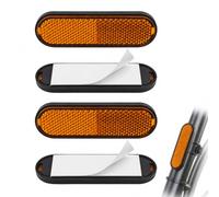4 Catadiottro omologato E4 100 x 24 x 8 mm per moto e bici