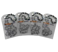 4 catene per motosega, 30 cm, 66 TG, 1,6 mm, semi-scalpello, compatibili con motoseghe Stihl e altri