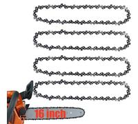 4 catene per motosega da 40,6 cm, passo 0,9 cm, calibro 127 cm, 56 maglie di trasmissione, catene per motosega S56, adatte per Craftsman Echo Poulan, lame per motosega per Homelite Husqvarna, lame per