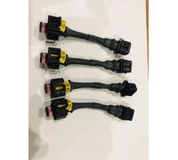 4 Cavi adattatore Landirenzo OEM Fiat femmina e Bosch maschio iniettori MED