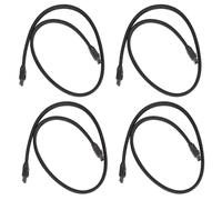 4 cavi dati SATA 3.0 III SATA3 7 pin da 50 cm per SSD da 6 Gb/s (neri)