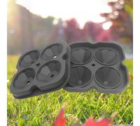 4 cavità a forma di diamante 3D Ice Cube Mold Maker Bar Party Vassoi in