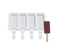 4 cavità Hill ghiaccioli muffa del silicone gelato muffa fatta in casa