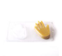 4 Cavità Mano Forma Sapone/Bomba Da Bagno Stampo stampo A08