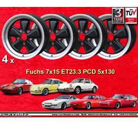 4 cerchi 7x15 Porsche Fuchs style 911 912 SC 914-6 mit Felgen Teilegutachten