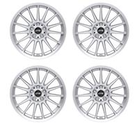 4 Cerchi ATS StreetRallye 6.0Jx16 ET35 4x100 SIL per MINI/BMW Cabrio Clubman Cab