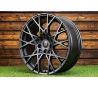4 Cerchi Audi S3 Snowflake Style Grigi ET40 18" 5x112, Centro 66.5