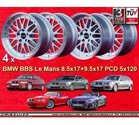 4 Cerchi BBS Le Mans style 8.5x17+9.5x17 BMW series 3 E36 E46 Z3 Z4 wheels Felge